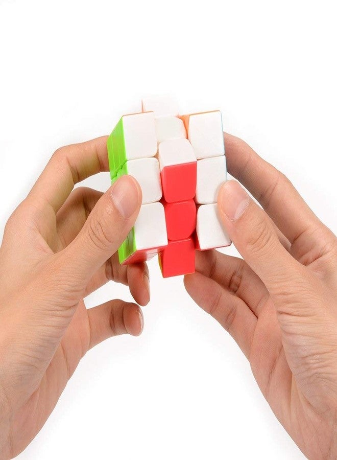 PULSBERY لعبة أحجية المكعب السحري من بولسبري - لعبة أحجية المكعب السحري 3x3 عالية السرعة بدون ملصقات (قطعة واحدة) - Image 2